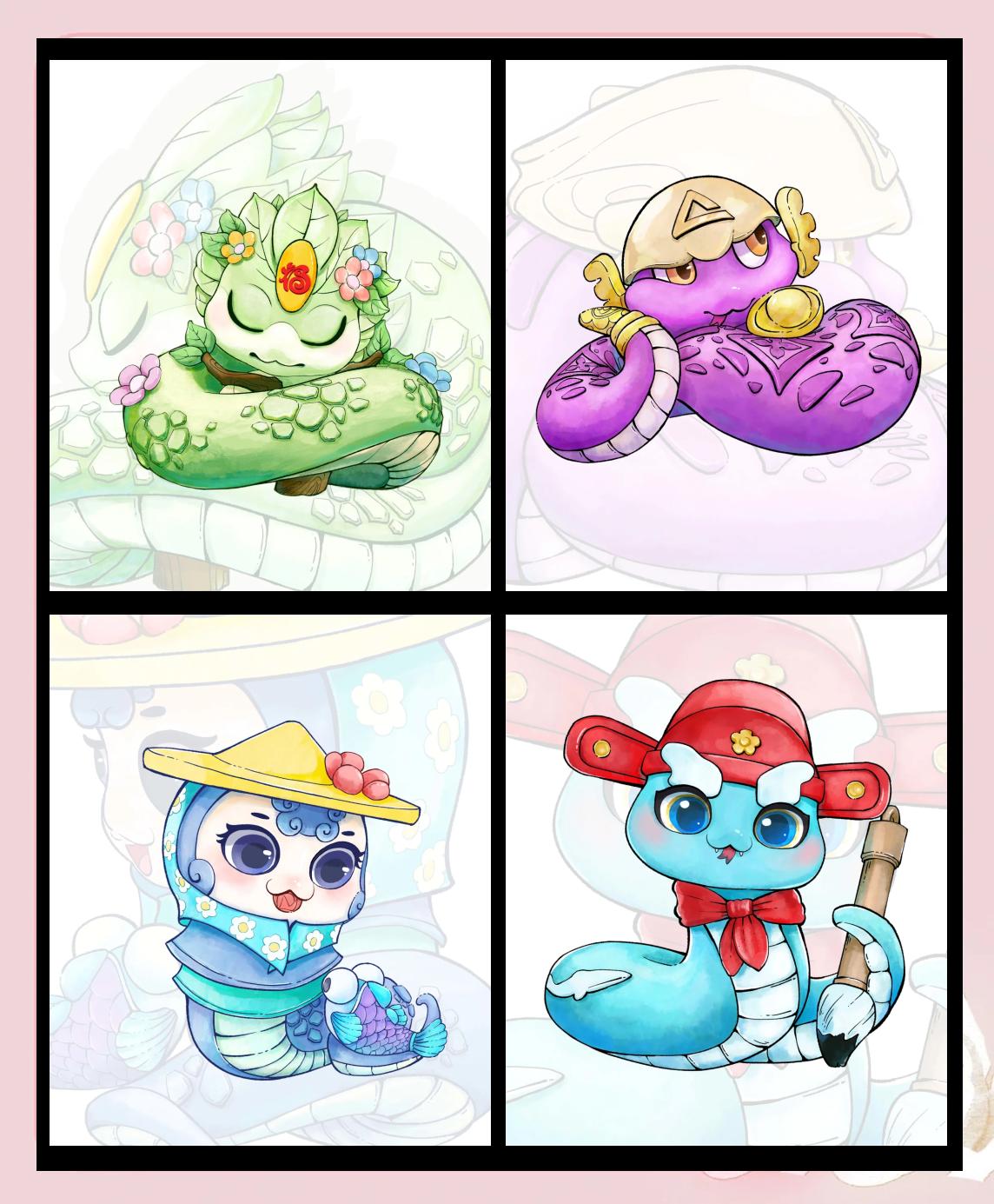 泉州七彩刺桐蛇图集